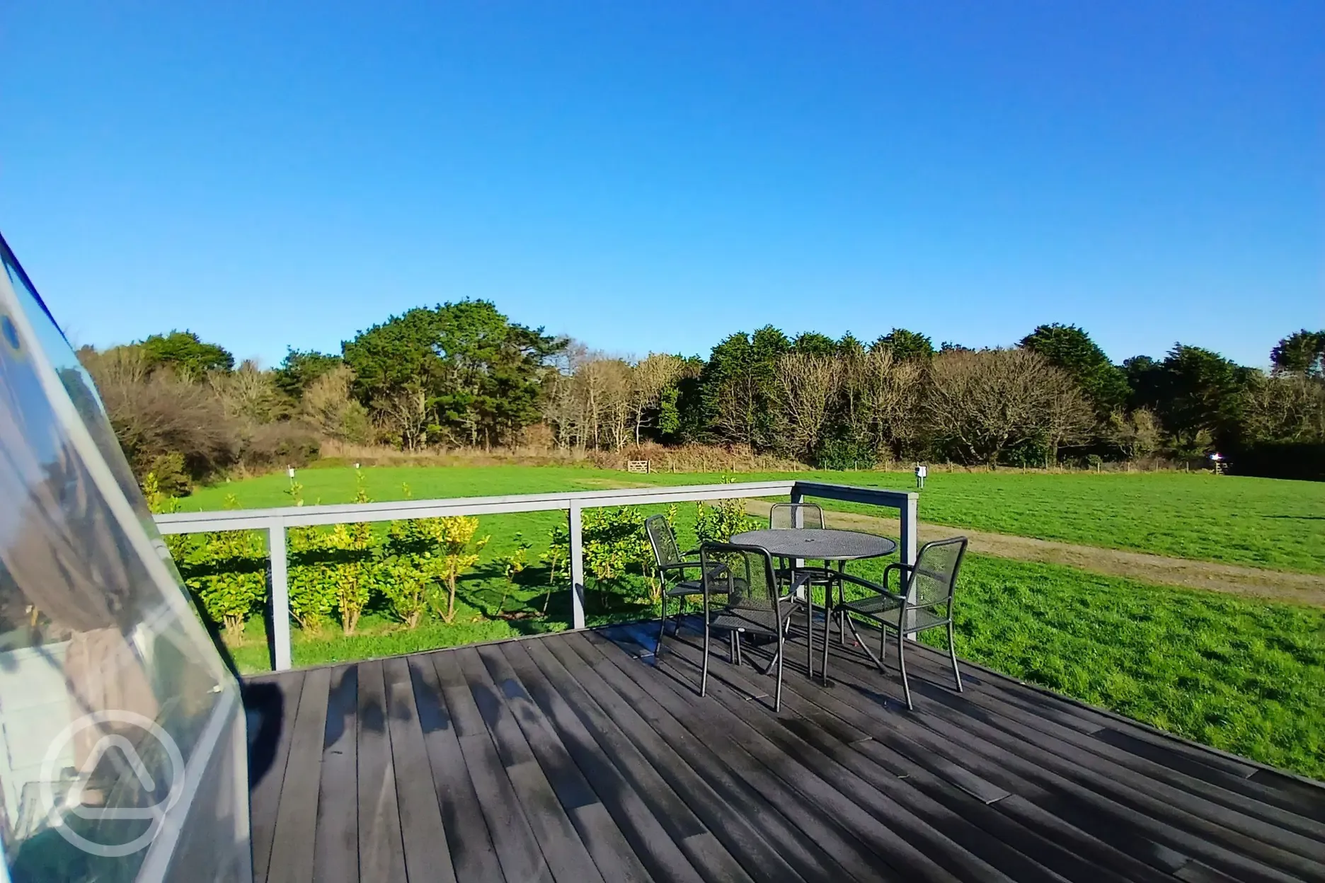 Dome outdoor seating and views