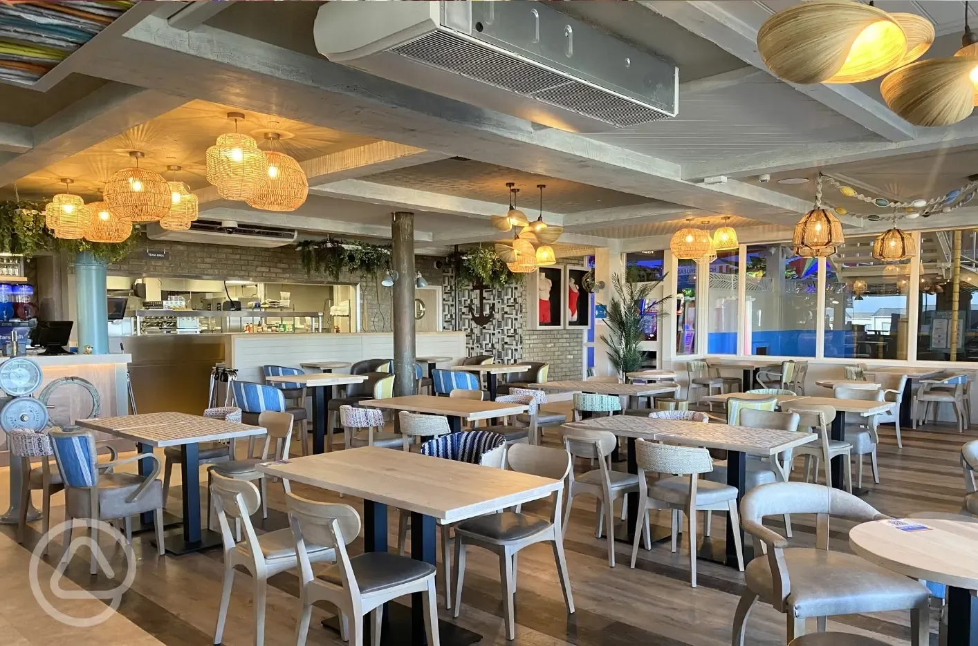 Smokey's BBQ Kitchen restaurant dining area