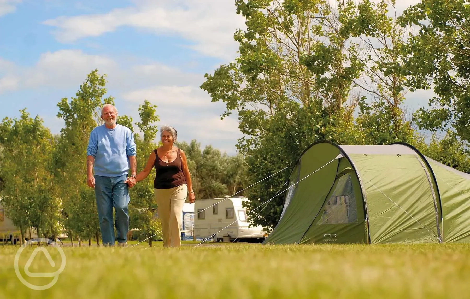 Grass pitches (non electric and electric options)