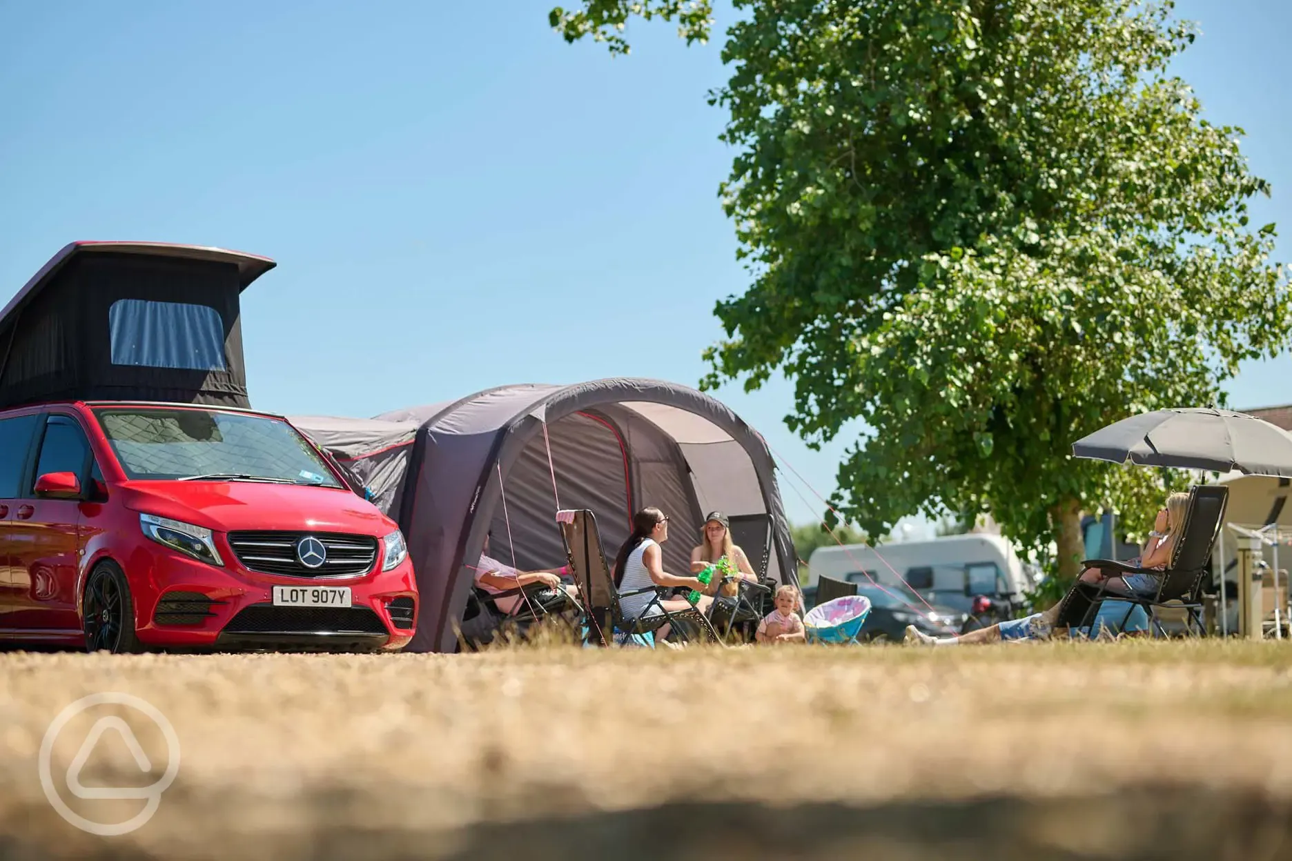 Grass pitches (non electric and electric options)