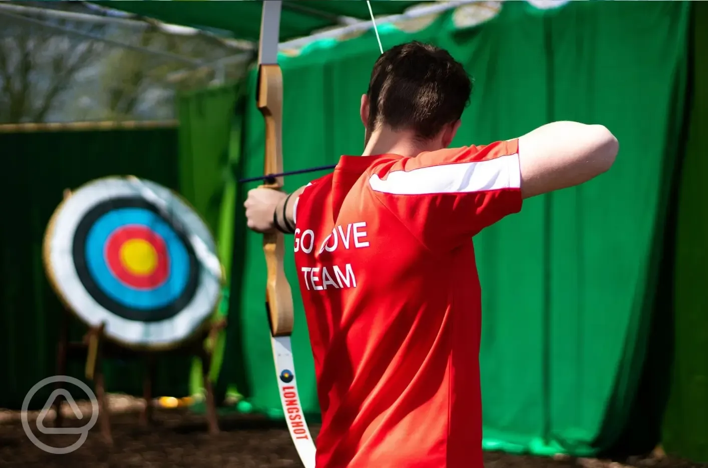 Traditional archery at the Activities Tent, Green Lawns (extra cost)