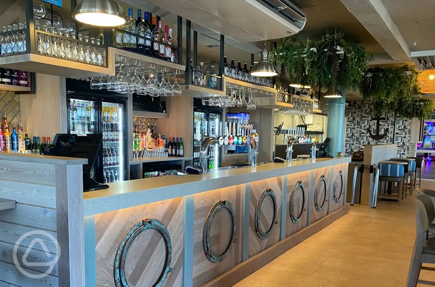 Smokey's BBQ Kitchen bar area