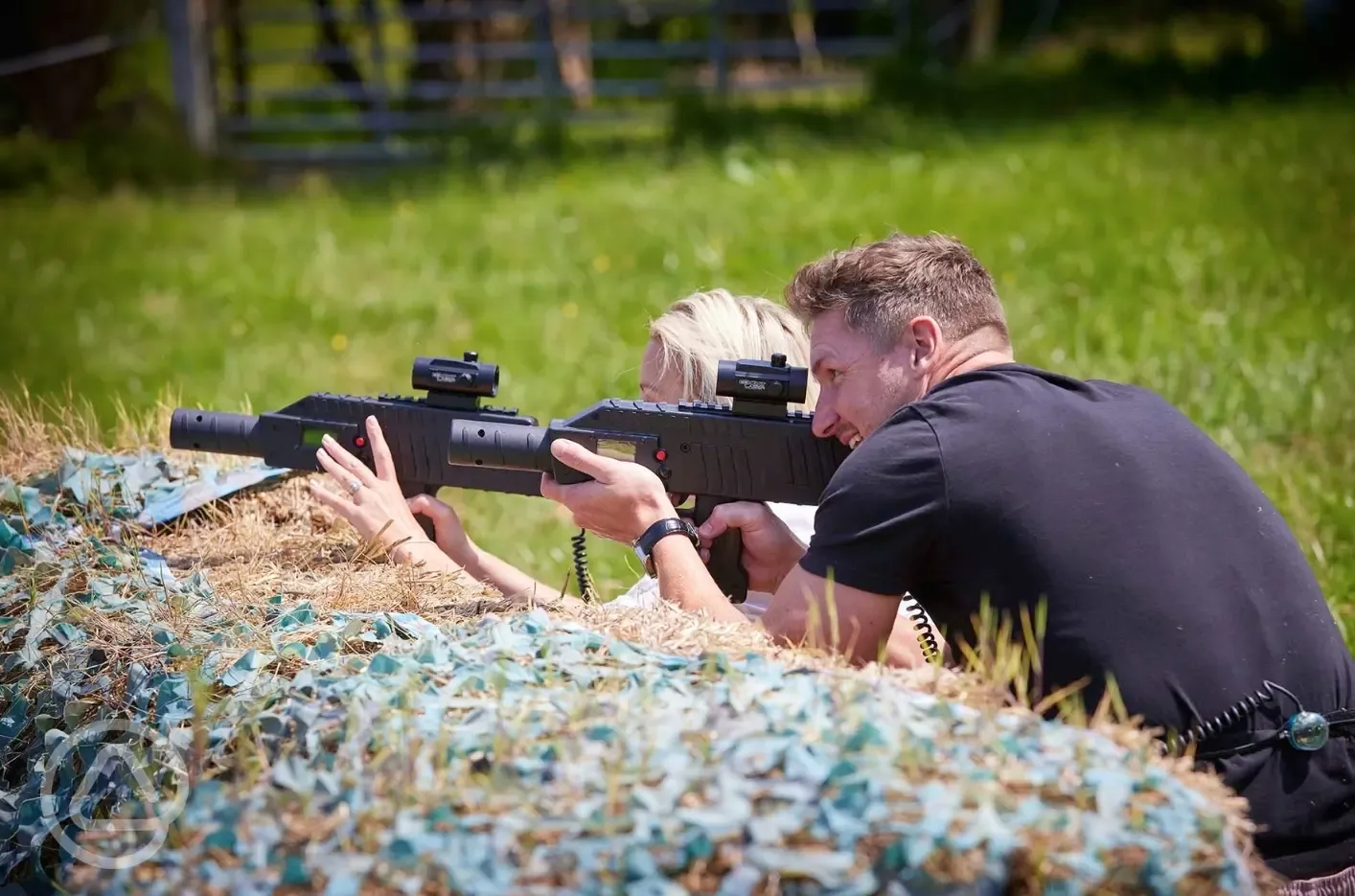 Laser tag at White Horse Playing Field (extra cost)