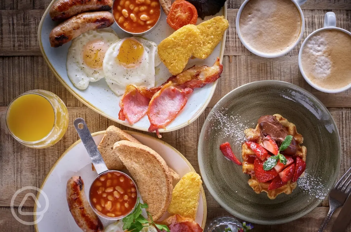 Cafe Lido - breakfast menu including a full English