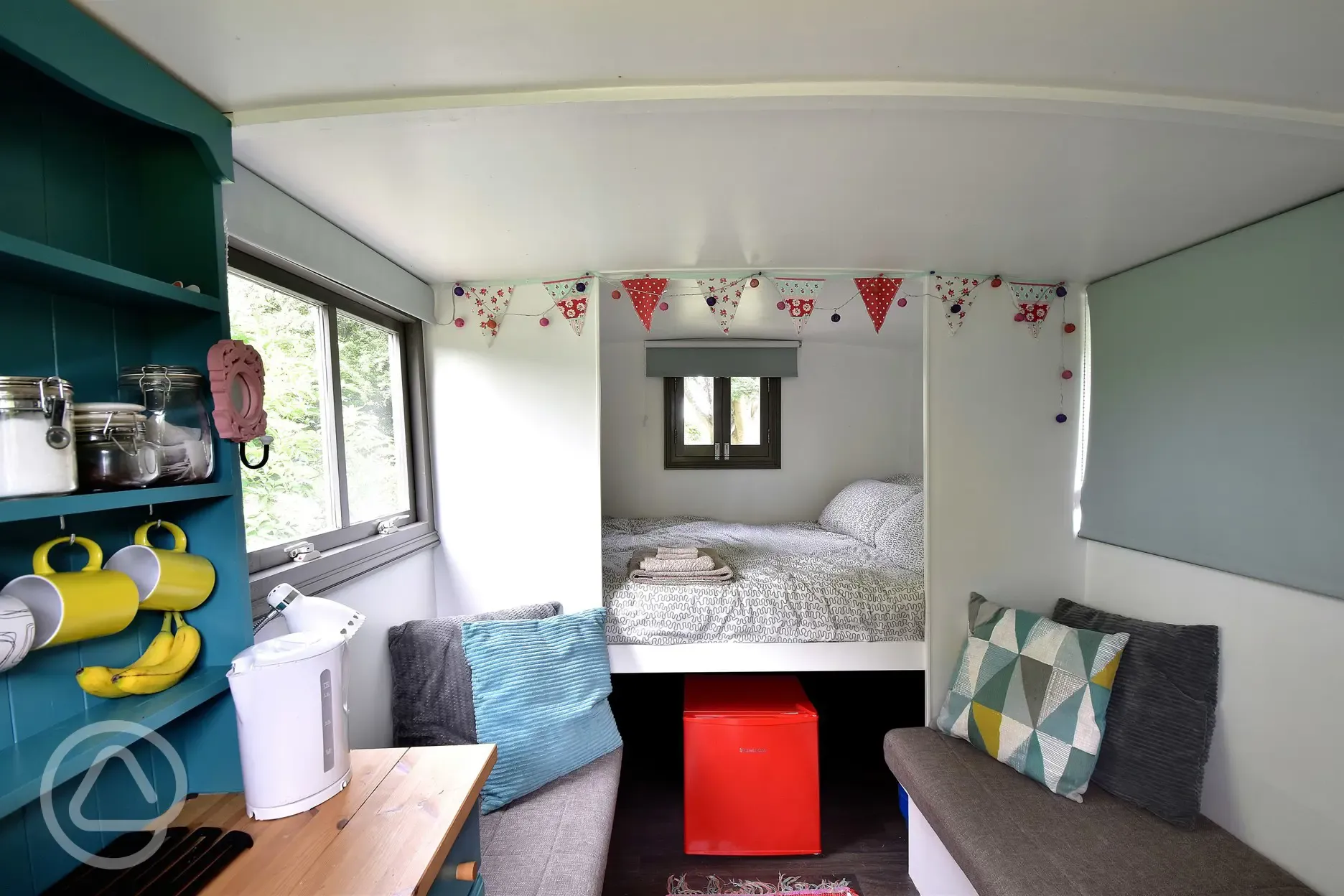 Romany caravan interior