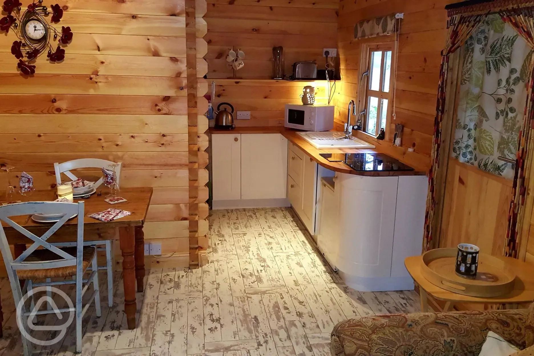 Kitchen in The Woodland Lodge
