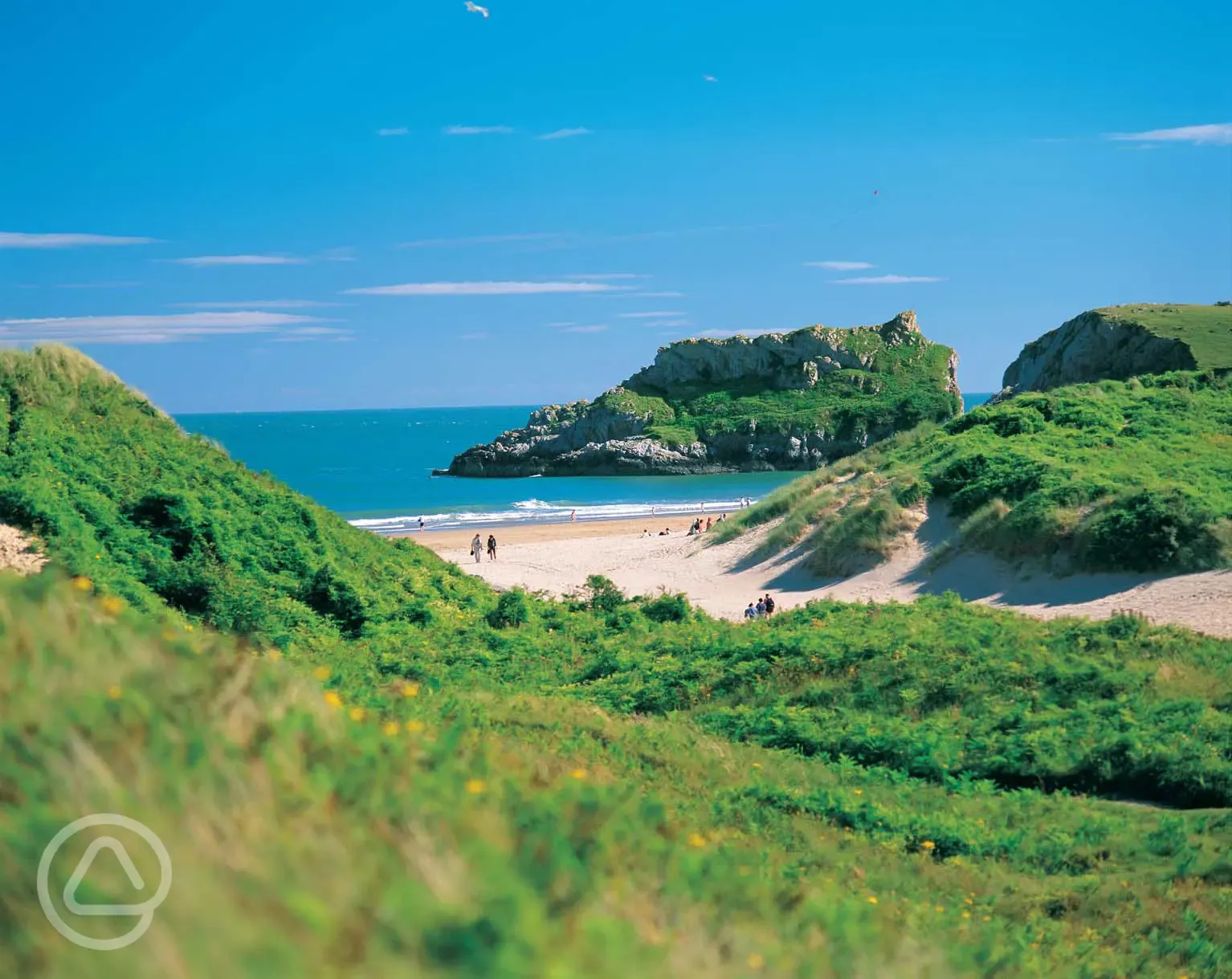 Local beach Broadhaven South is a 10 minute drive away