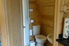 Wee Lodge glamping pod ensuite bathroom Wee Lodge glamping pod ensuite bathroom