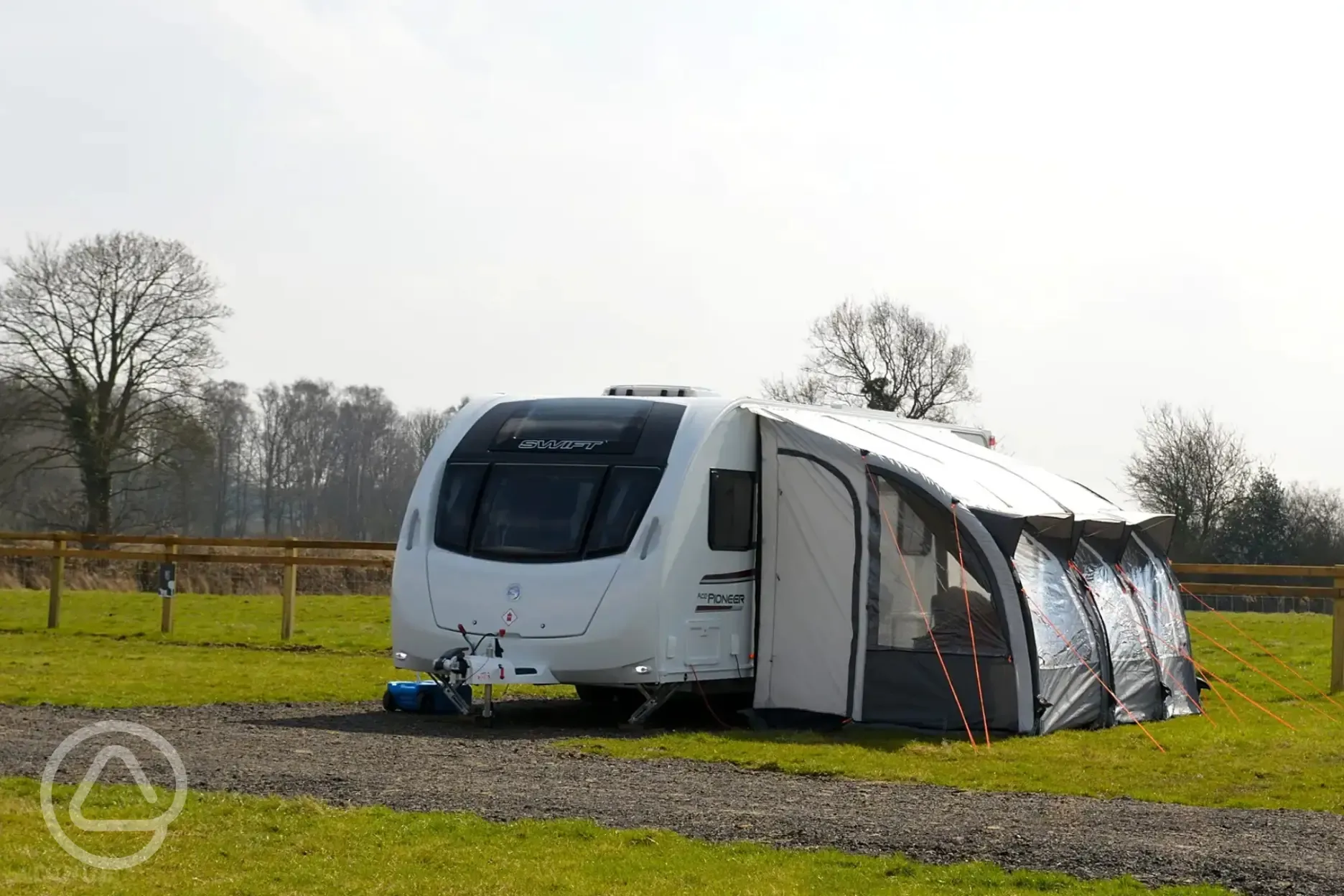 Non electric hardstanding pitches