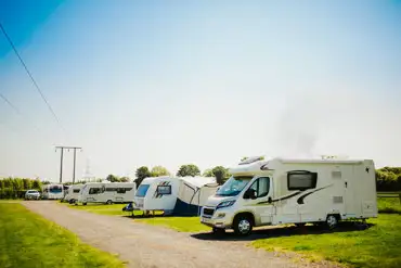 Premium hardstanding touring pitches