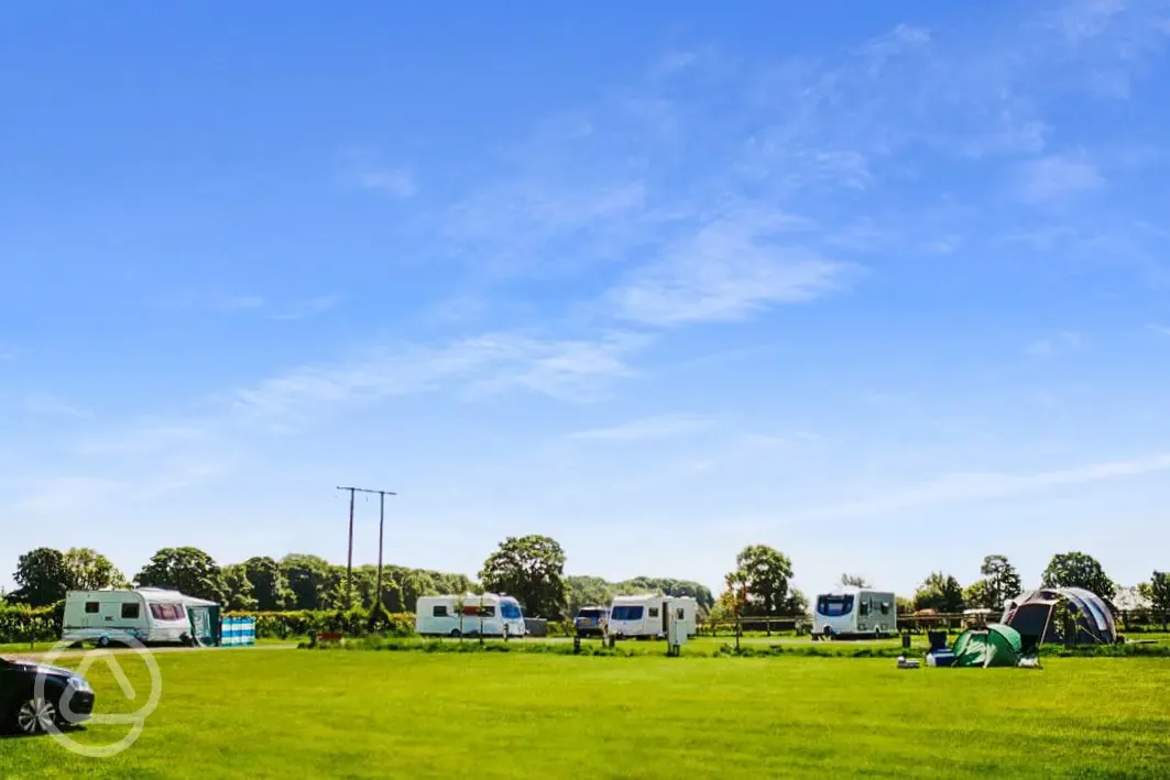 Camping and touring pitches