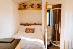 Three Little Pigs lodge interior