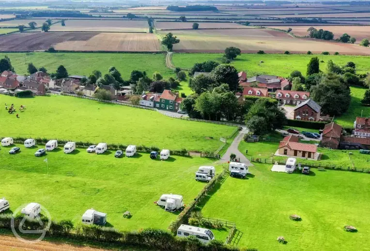 Aerial of the site