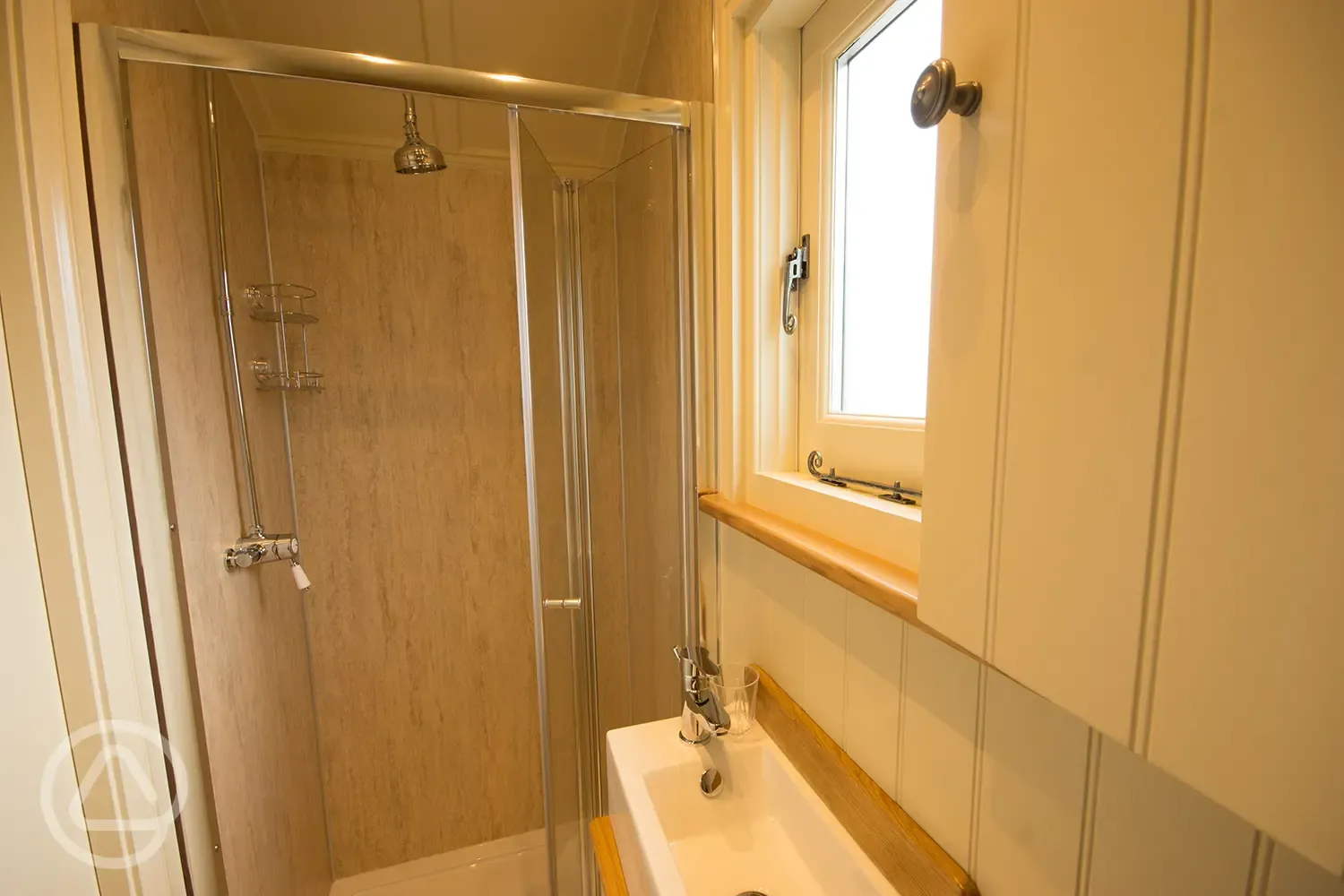 En-suite shower and toilet