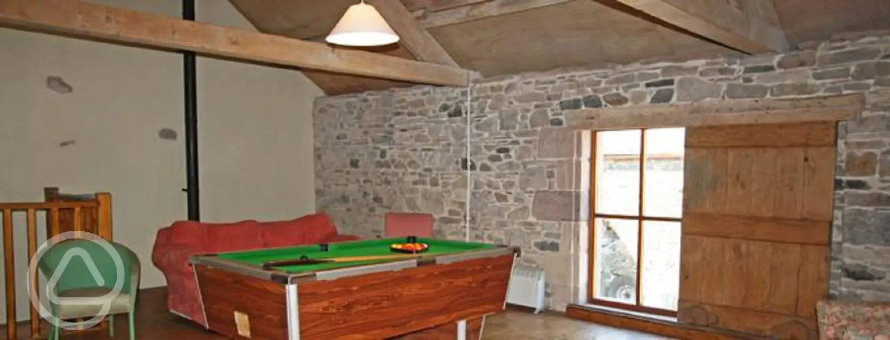 Games room at Hudscales