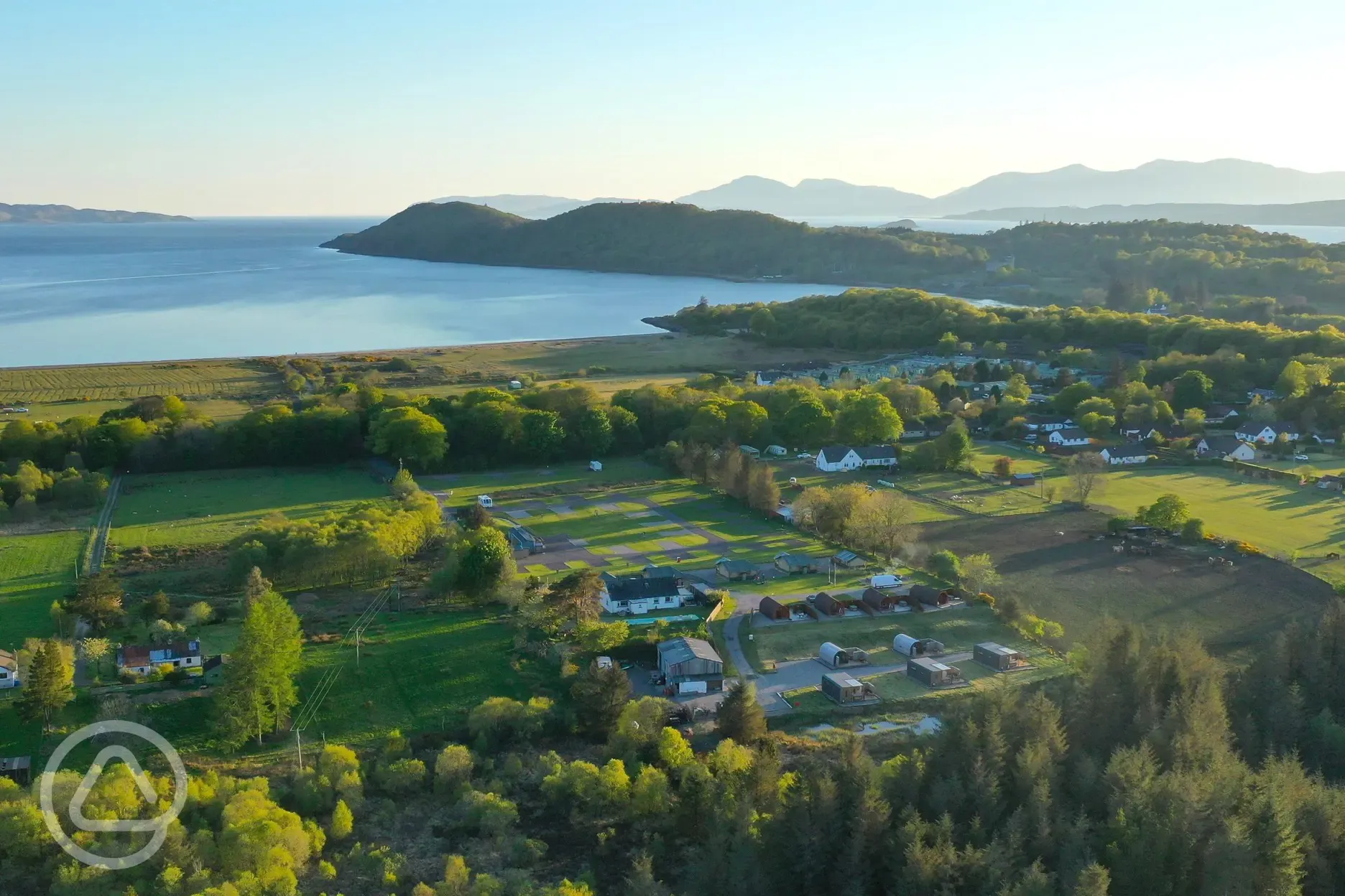 Aerial of the site