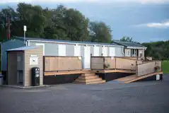 Camping and touring shower block