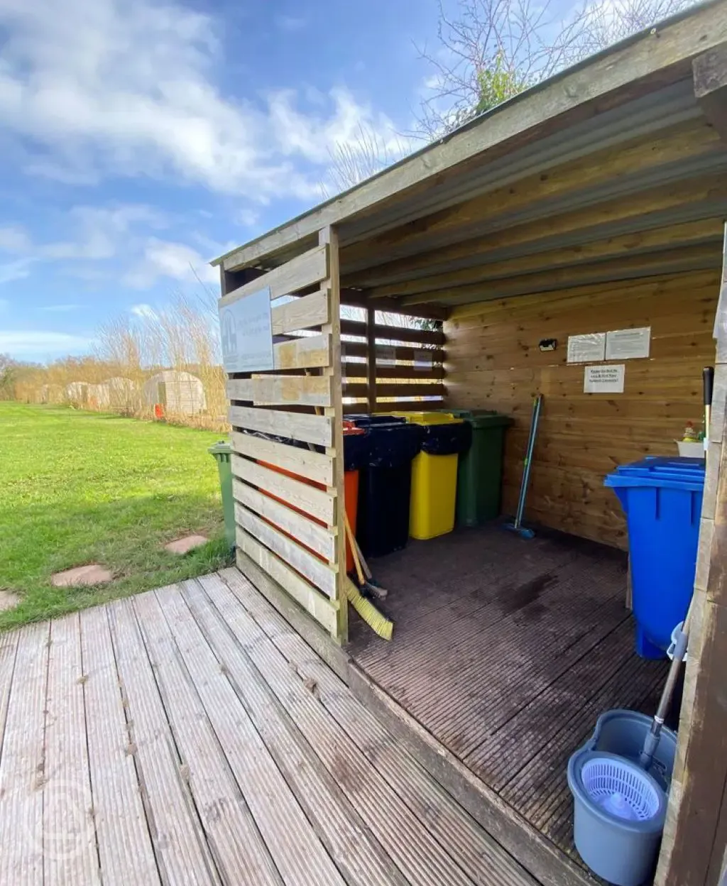 Washing up area