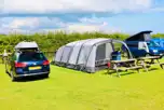 XL large grass pitch with a 16 amp electric hook up