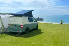 Full sea view grass camping pitches Full sea view grass camping pitches