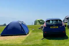 Partial sea view grass pitches Partial sea view grass pitches