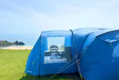 Sea view grass camping pitches Sea view grass camping pitches
