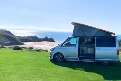 Full sea view grass camping pitches Full sea view grass camping pitches