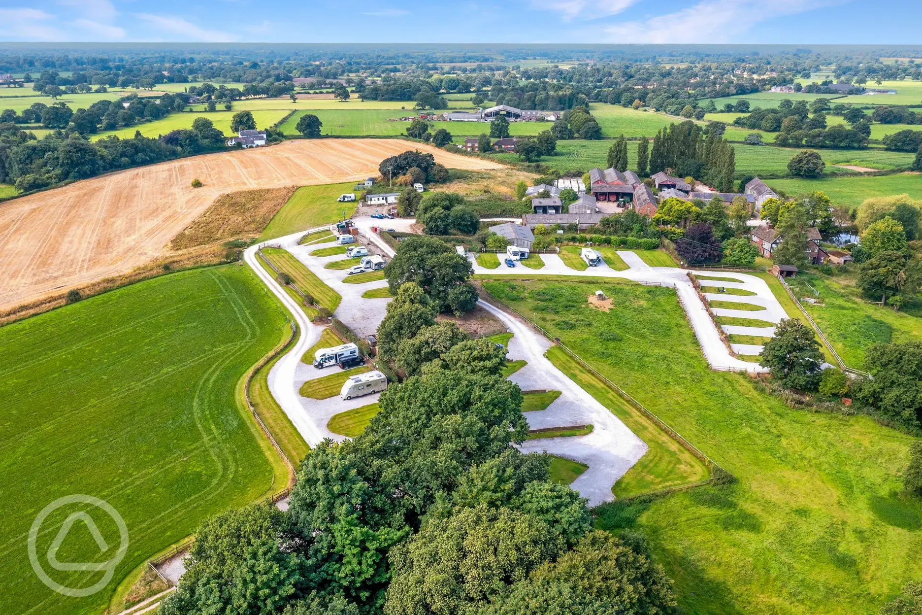 Aerial of the site