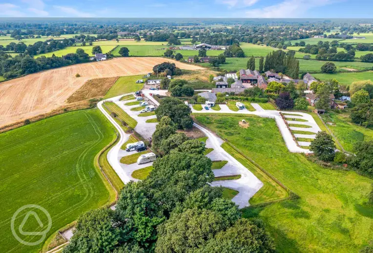 Aerial of the site