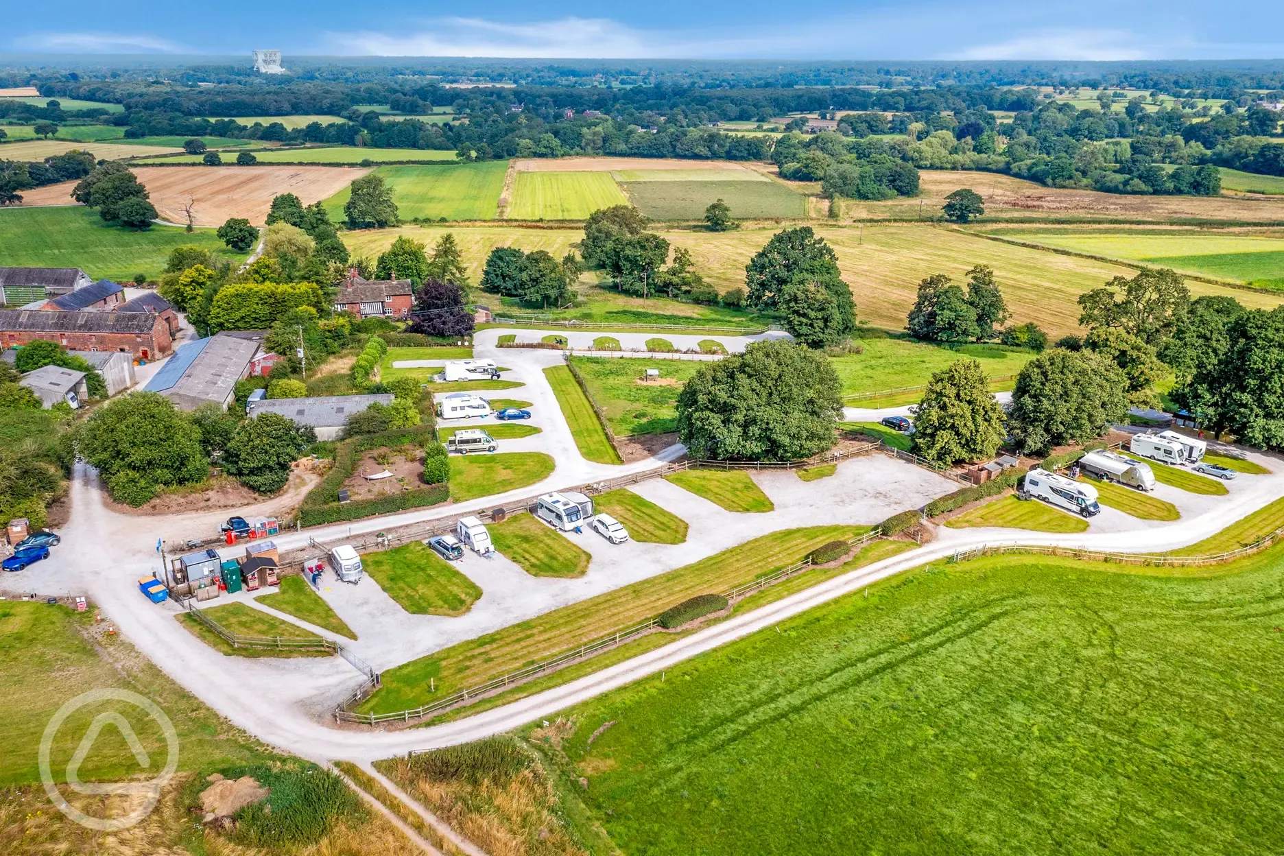 Aerial of the site