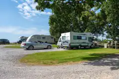 Fully serviced hardstanding pitches (6m x 14m) with metered electric