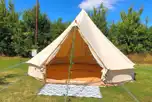 Unfurnished bell tent