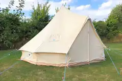 Unfurnished bell tent