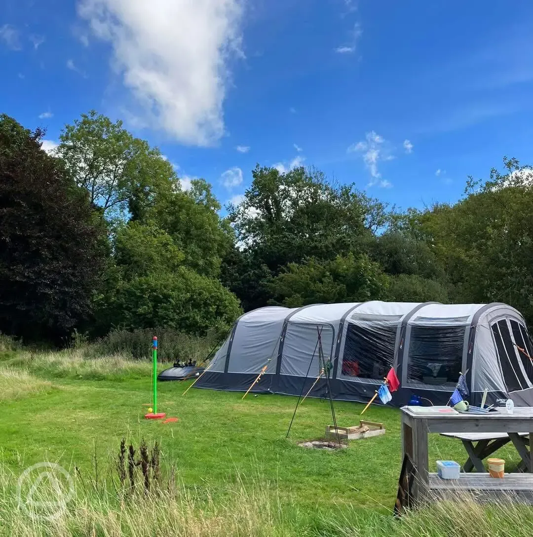 Nature reserve non electric grass pitches