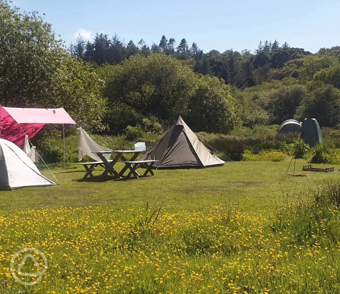 Nature reserve non electric grass pitches