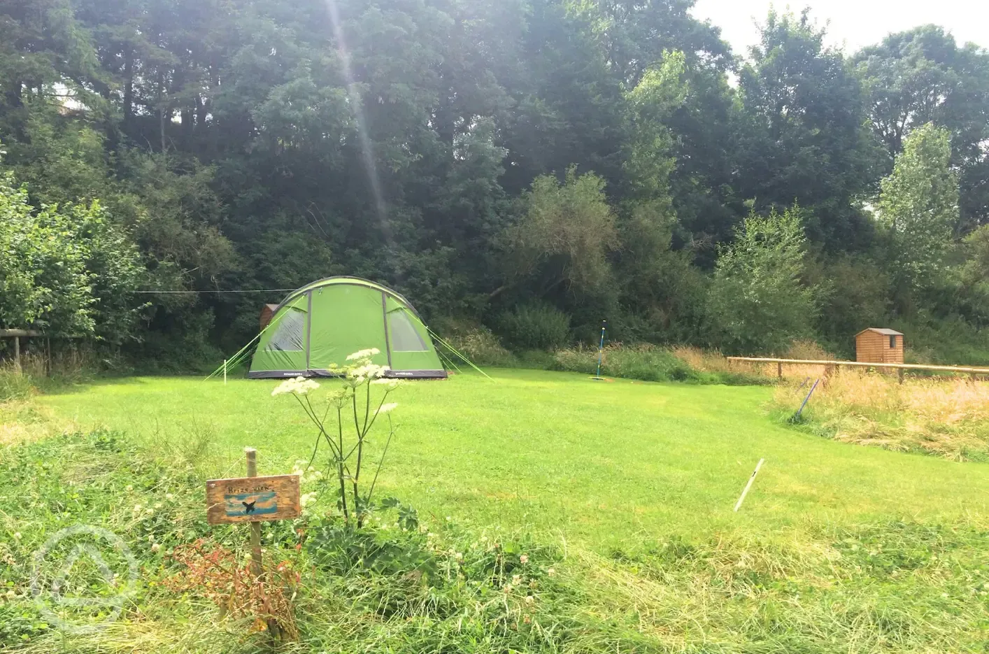 Ensuite grass pitch - Hare's Hollow 2