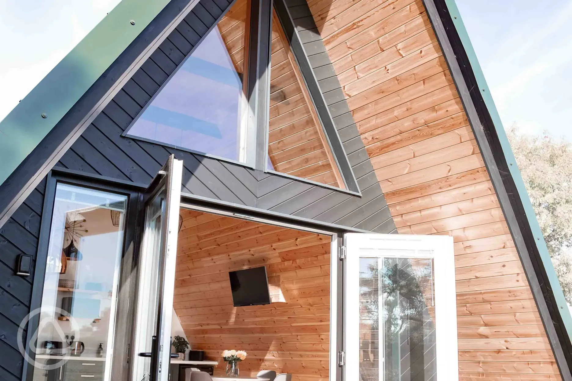 A-frame Glamping Cabin with all the comforts you would need