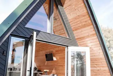 A-frame Glamping Cabin with all the comforts you would need