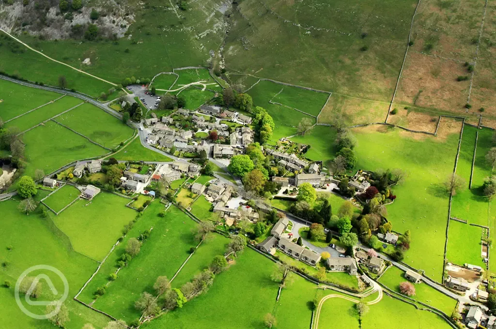 Buckden Village aerial view