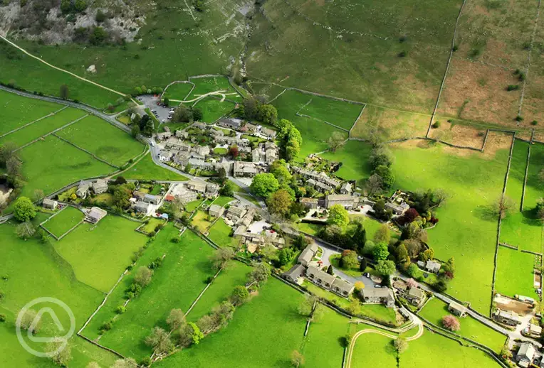 Buckden Village aerial view