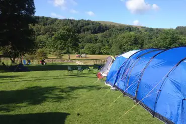 Tent camping at Buckden Camping and Pods