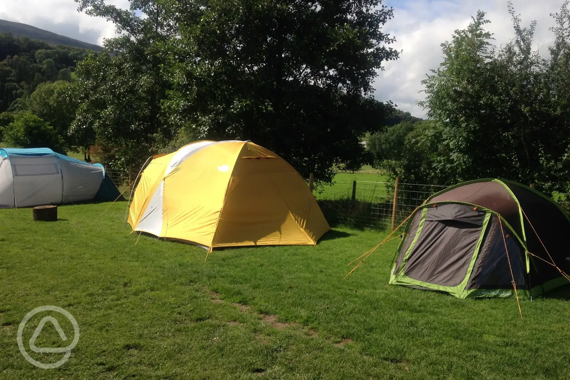 Tent camping at Buckden