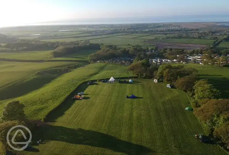Ynyshir Farm aerial shot