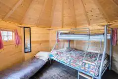 Camping cabin interior