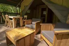 Safari tents decking