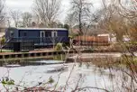 Shepherd's hut on the lake