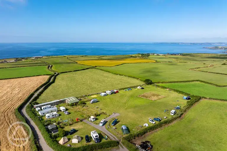 Campsite aerial