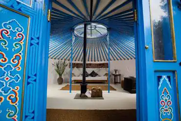 Living room yurt