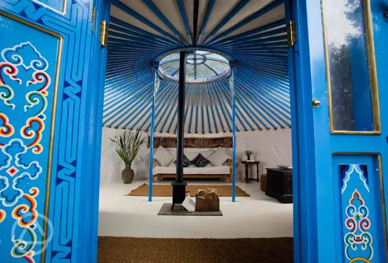 Living room yurt