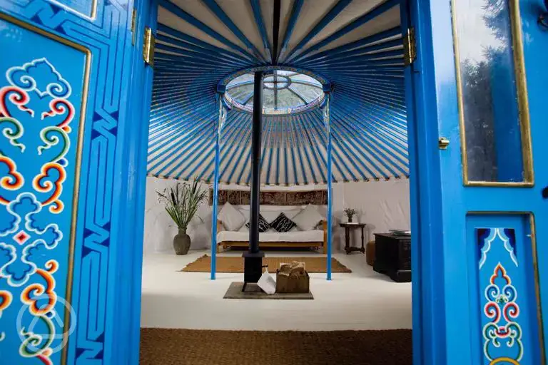 Living room yurt